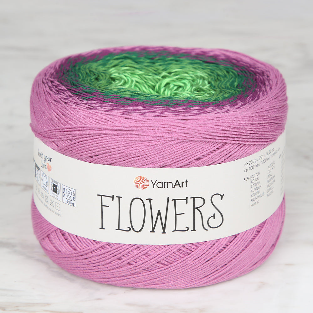 Yarnart Flowers Ebruli 250gr El Örgü İpi - 313